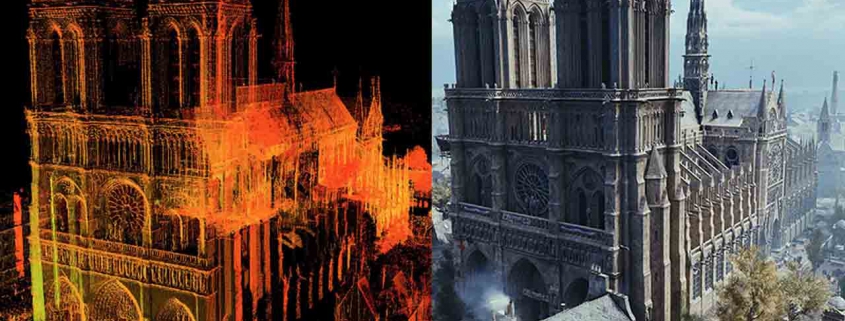 3D Architecture Modeling Notre Dame